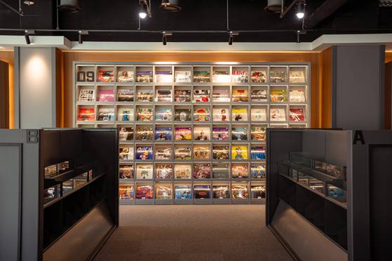 포항시 흥해읍 포은흥해도서관 2층에 마련된 음악자료실 내부 모습. 포항시 제공