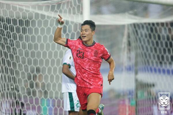 대한민국 대표팀 오현규. 사진┃대한축구협회