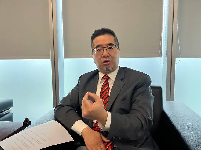 샤오쉬천(蕭旭岑) 마잉주기금회(馬英九基金會) 대표./타이베이=이벌찬 특파원