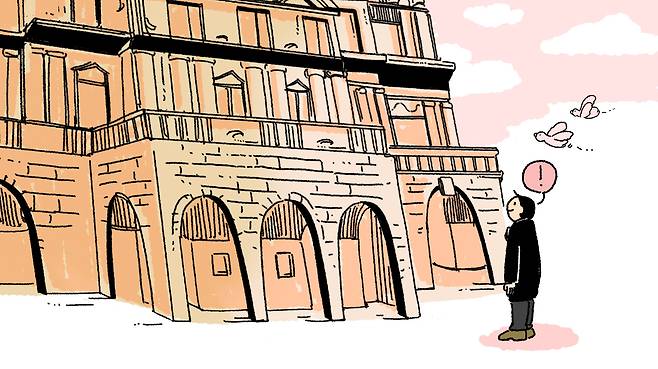 1928년 3월 나혜석은 밀라노 라 스칼라극장을 찾았다. 오페라를 보곤 '무한히 행복스러웠다'고 썼다. 1935년 1월 테너 이인선은 마스카니가 지휘한 오페라 '네로네'초연을 보고 '소리없이 감격하고 취했다'. 100년 전 조선인의 '꿈의 극장'이던 라 스칼라 음악감독에 정명훈이 지명됐다. /일러스트=조선디자인랩 이연주