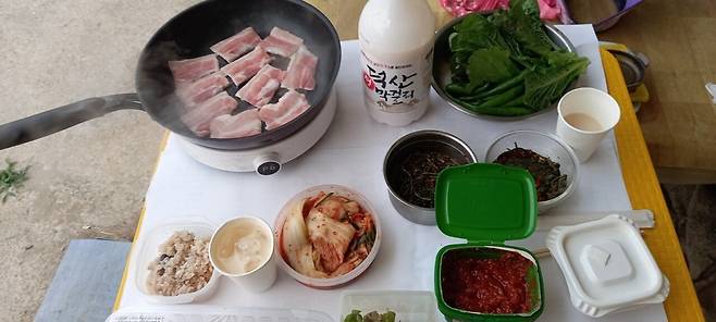 KakaoTalk_20250609_202850241_02.jpg 텃발일하고 월요일부터 냉삼 달렸습니다