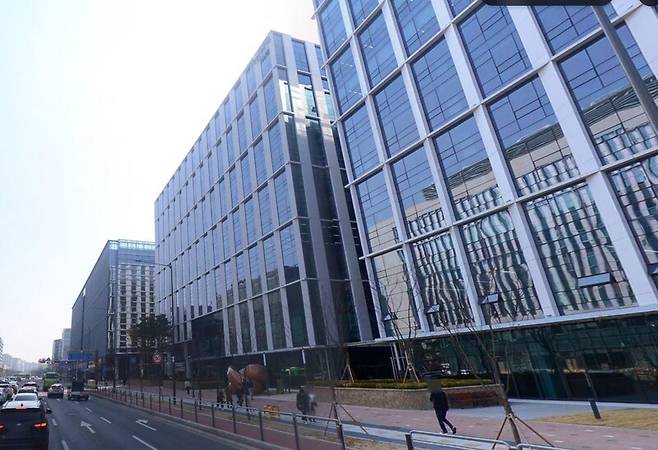 서울 마곡동 일대 오피스타운. 네이버 지도