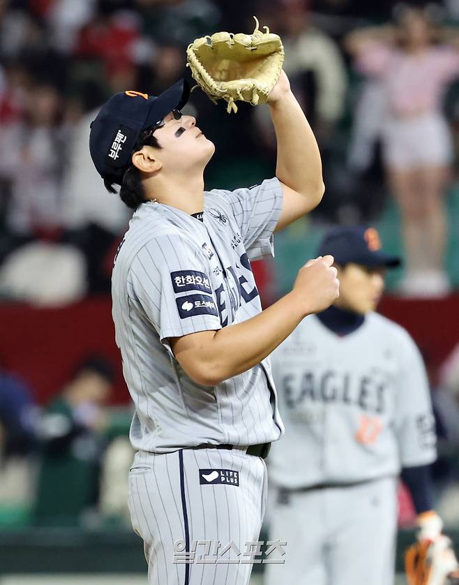 한화 이글스 김서현이 2025 올스타전 중간 집계에서 득표 1위를 기록했다. 사진=정시종 기자 capa@edaily.co.kr