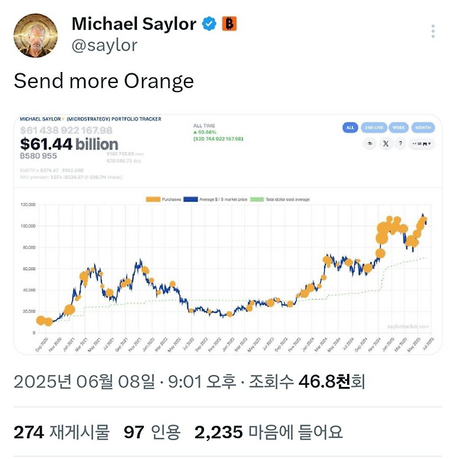 마이클 세일러 X