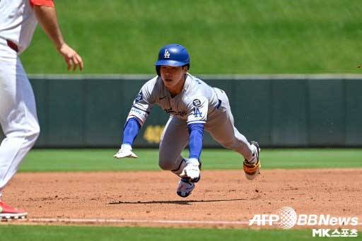 김혜성은 2타점 3루타를 기록했다. 사진(美 세인트루이스)=ⓒAFPBBNews = News1