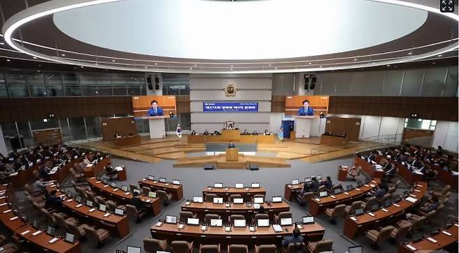 경기도의회 본회의장 모습. /사진=뉴스1