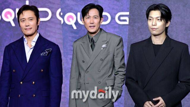 왼쪽부터 이병헌, 이정재, 위하준 / 한혁승 기자(hanfoto@mydaily.co.kr), 마이데일리