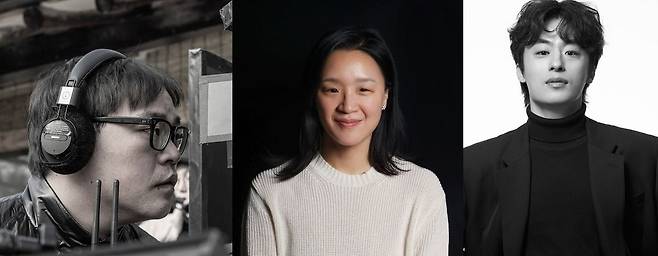 (왼쪽부터)이종필, 윤가은, 구교환 감독. [씨네큐브 제공]