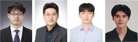(왼쪽부터) 정인환 교수, 장재영 교수, 김혁준 박사, 김상범 박사과정생. (사진=한양대 제공) *재판매 및 DB 금지
