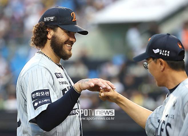 ▲ 올 시즌 최고 섭날 투수의 명성을 이어 가고 있는 코디 폰세 ⓒ곽혜미 기자