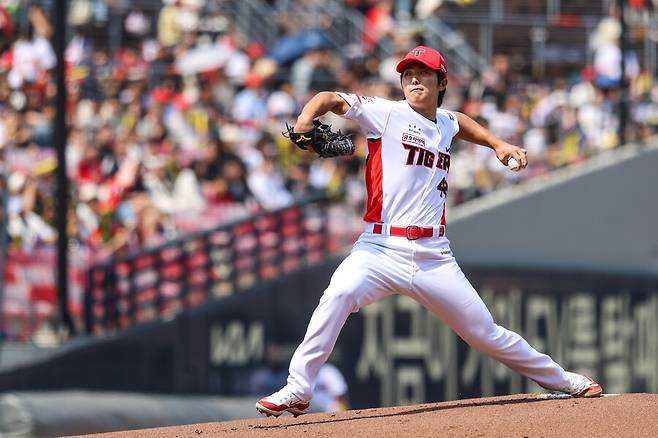 ▲ 이의리는 2군 재활 등판에서 특별한 문제가 없다면 1군 복귀 시점을 저울질할 전망이다 ⓒKIA타이거즈