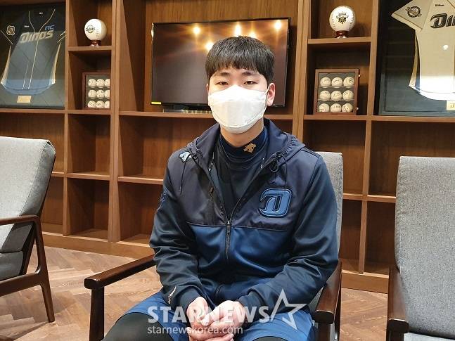 2022년 당시 스타뉴스와 인터뷰를 하고 있는 조민석. /사진=양정웅 기자