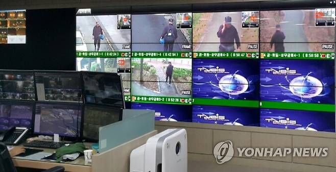 제주도 CCTV관제센터 [연합뉴스 자료 사진]