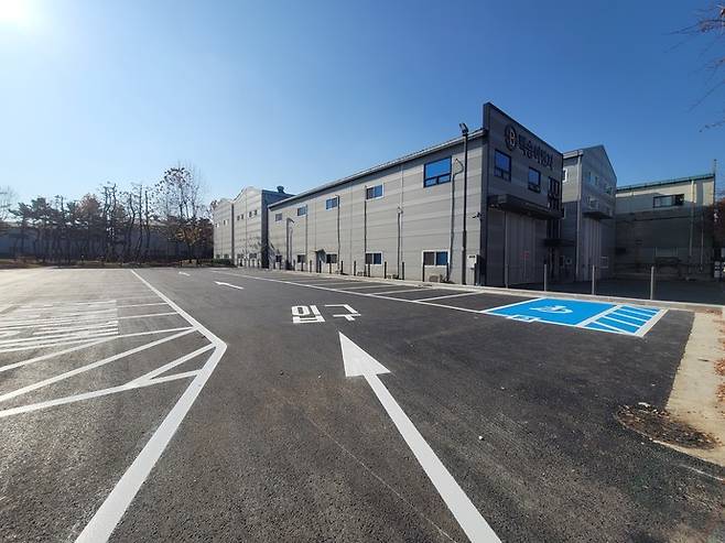 인천 남동구가 지난해 남동국가산업단지에 조성한 공영주차장. 사진=남동구청