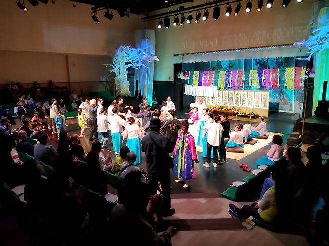 제주칠머리당영등굿보존회 전수관 상설공연 / 사진=영등굿보존회