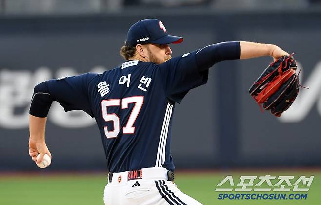 29일 수원KT위즈파크에서 열린 KBO리그 KT 위즈와 두산 베어스의 경기. 두산 콜어빈이 역투하고 있다. 수원=박재만 기자 pjm@sportschosun.com/2025.05.29/