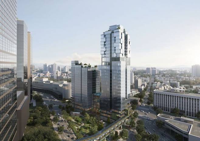 서울 용산전자상가지구 나진12·13동 조감도. 서울시