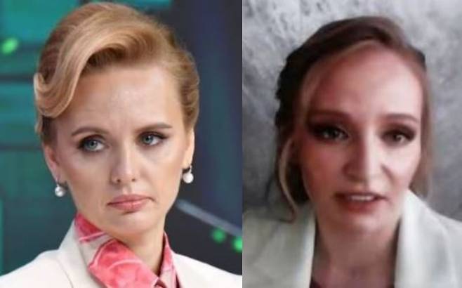 2024년 상트페테르부르크에서 열린 국제경제포럼(SPIEF)에 참석한 블라디미르 푸틴의 첫째 딸 마리아 보론초바(왼쪽)와 둘째 딸 카테리나 티코노바./AFP 연합뉴스