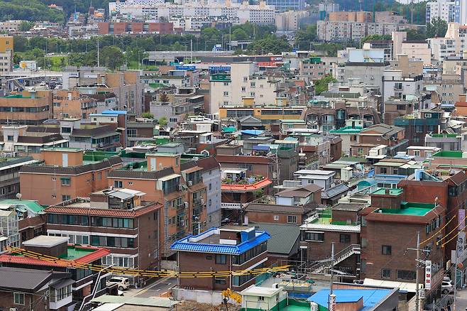 서울 강서구 화곡동 일대 빌라 다세대 주택가 모습./연합뉴스