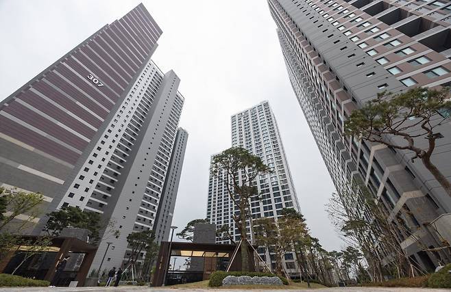 서울 강동구 올림픽파크 포레온 3BL의 모습. 뉴스1