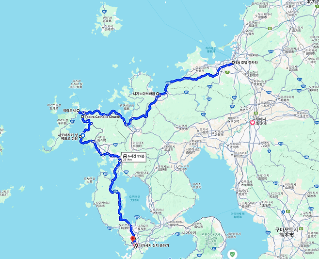 스크린샷 2025-06-10 020921.png 일본 랜트카 여행 59일 2일차, 3일차 , 4일차 랜트카 루트