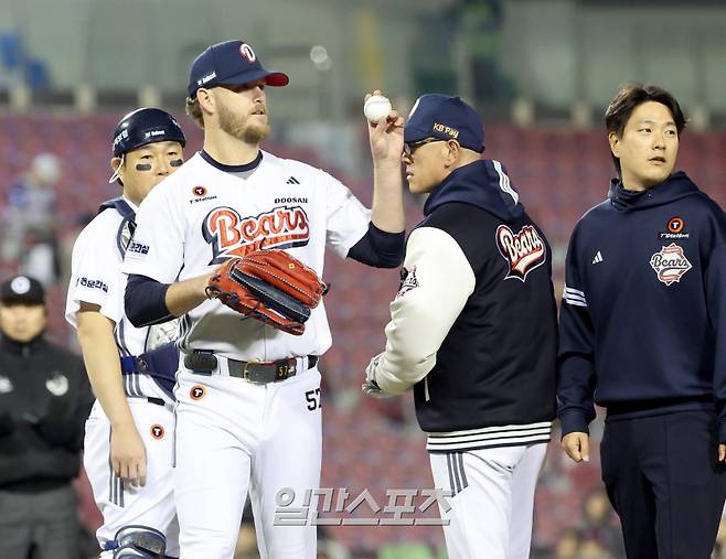 두산 베어스 콜 어빈. 잠실=김민규 기자 mgkim1@edaily.co.kr