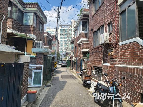 성수전략정비구역 내 빌라 밀집 지역. 2024.09.11 [사진=이수현 기자]