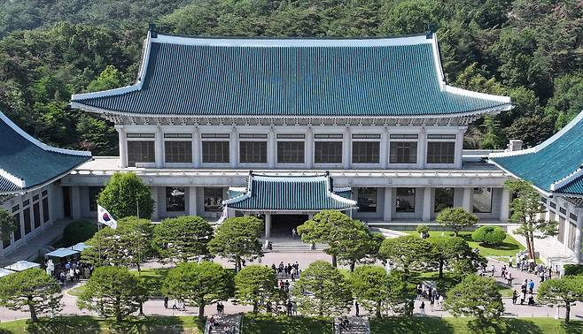 The Blue House, the former presidential office complex, in Jongno District, central Seoul, on June 3 [NEWS1]
