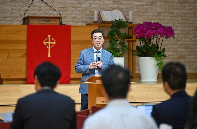 장성배 감신대 선교학 교수. 신석현 포토그래퍼