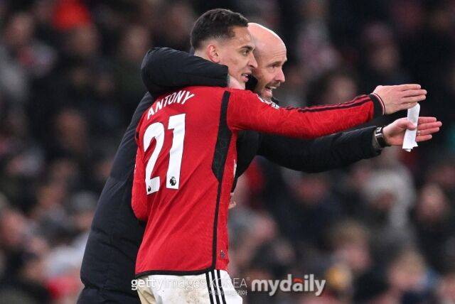 에릭 텐 하흐 감독, 안토니./게티이미지코리아