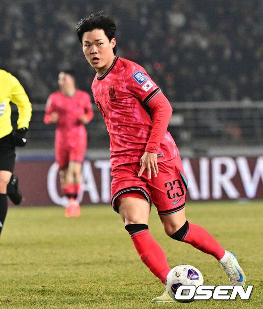 [OSEN=조은정 기자] A대표팀 오현규. 2025.03.20 /cej@osen.co.kr
