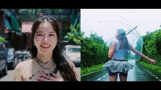 ▲ 마마무 솔라의 첫 중국어 싱글 '플로팅 프리' 뮤직비디오 티저 영상. 제공|RBW