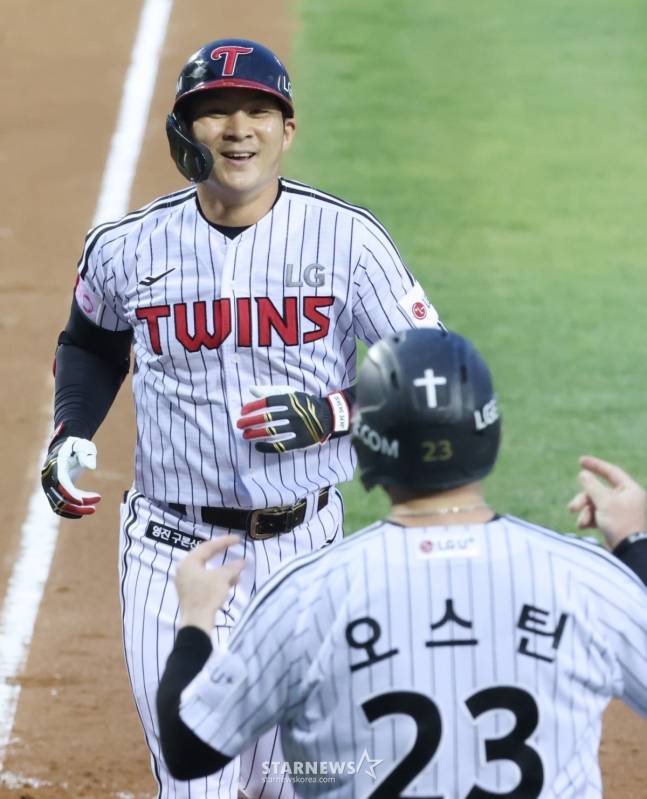 LG 오지환. /사진=김진경 대기자