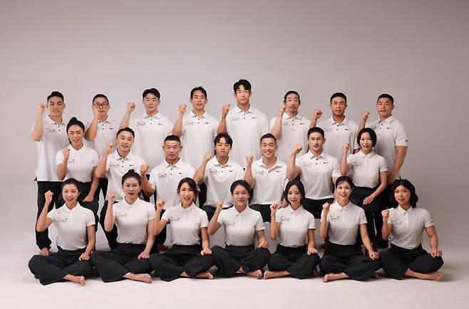 2025 IFBB 아시아선수권에 출전하는 남녀 대표팀 선수들 [대한보디빌딩협회 제공. 재판매 및 DB 금지]