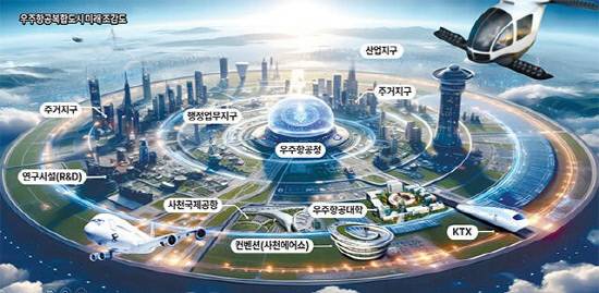 우주항공복합도시 미래 조감도