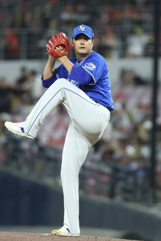 삼성 라이온즈 김태훈 선수. 삼성 라이온즈 제공