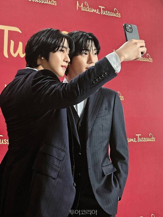 홍콩 마담투소X한국문화원 협업 전시 내 배우 안효섭 밀랍인형/사진-홍콩관광청