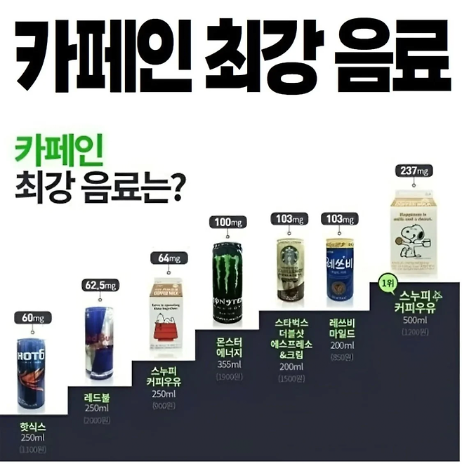 카페인 최강 음료