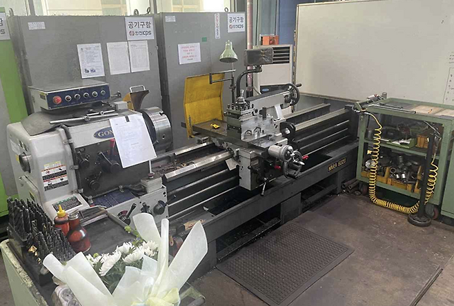 사고 발생 기계 (사진 제공: 태안화력 고 김충현 비정규직 노동자 사망사고 대책위)