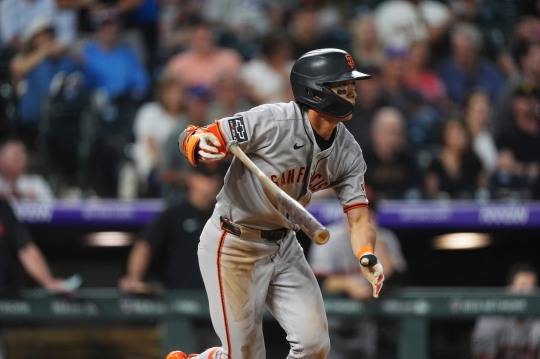 콜로라도전에 출전한 이정후. 사진[AP=연합뉴스]