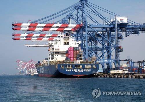 대만 남부 가오슝(高雄) 무역항 [EPA = 연합뉴스]