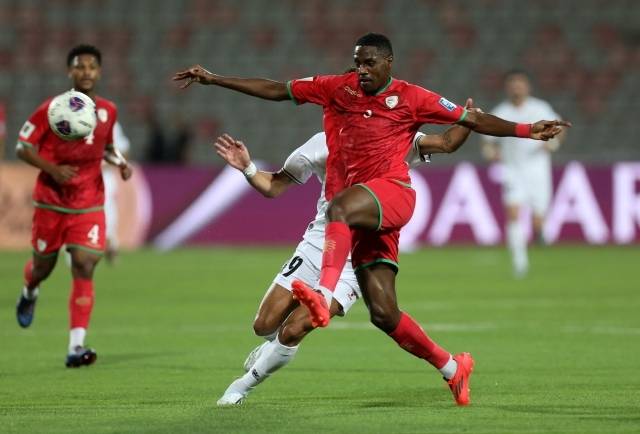 오만이 역대급 ‘극장 페널티킥 동점골’로 팔레스타인을 울렸다. 사진=REUTERS=연합뉴스