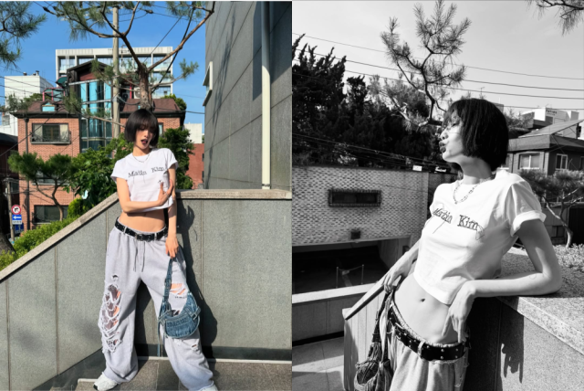 애프터스쿨 출신 배우 나나가 파격적인 패션을 선보였다. / 나나 인스타그램 캡처