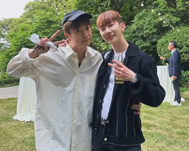 조권이 장우영과 친분을 과시했다. / 조권 소셜미디어 캡처