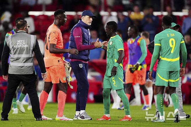 [노팅엄=AP/뉴시스] 잉글랜드 남자 축구 대표팀의 토마스 투헬 감독. 2025.06.10.