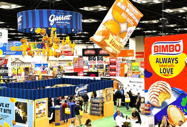 5월13~15일(현지시각) 미국 인디애나주 인디애나폴리스에서 열린 ‘2025 스위트앤드스낵 엑스포(Sweets&Snacks EXPO)’ 행사장 전경.