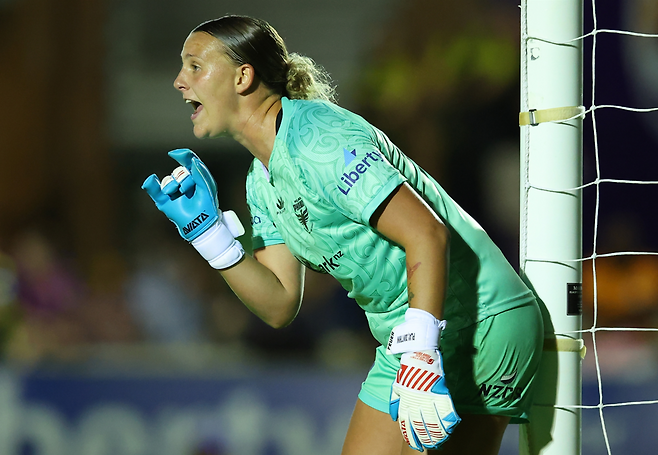 웰링턴 피닉스 골키퍼 라일리 포스터. 게티이미지