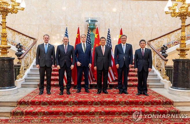 미중, 런던에서 고위급 무역회담 [런던 로이터=연합뉴스. 재판매 및 DB 금지]