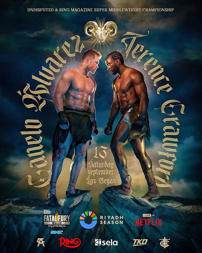 9월 14일 미국 라스베이거스에서 열릴 카넬로 vs 크로퍼드전 [UFC 제공. 재판매 및 DB 금지]