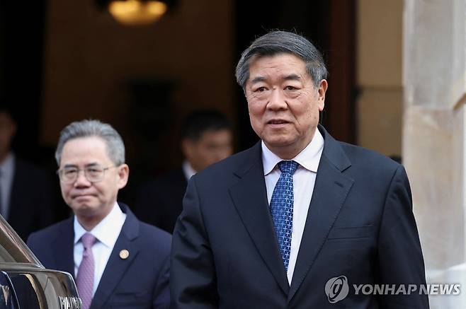 미중 무역협상에 참석한 허리펑 중국 국무원 부총리 [로이터 연합뉴스. 재판매 및 DB 금지]
